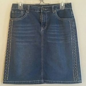 Denim skirt